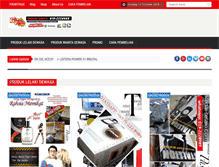Tablet Screenshot of kedai-lelaki.com